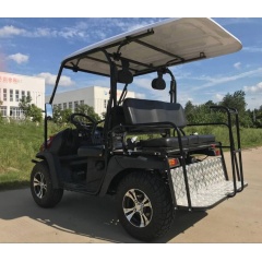 Quality 4 seats gasoline golf cart with golf bag holders