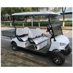 Professional Utility Off Road 4 Passenger Electric Golf Cart With Cargo Bed