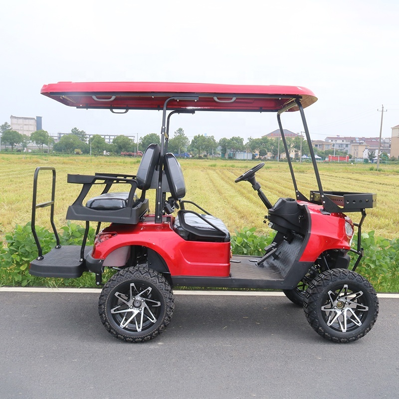 New Arrival Powerful 5KW Sightseeing Electric Hunting 4 Seater Golf Cart