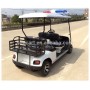 4 Seater Customised Security Patrol Electric golf cart with back basket