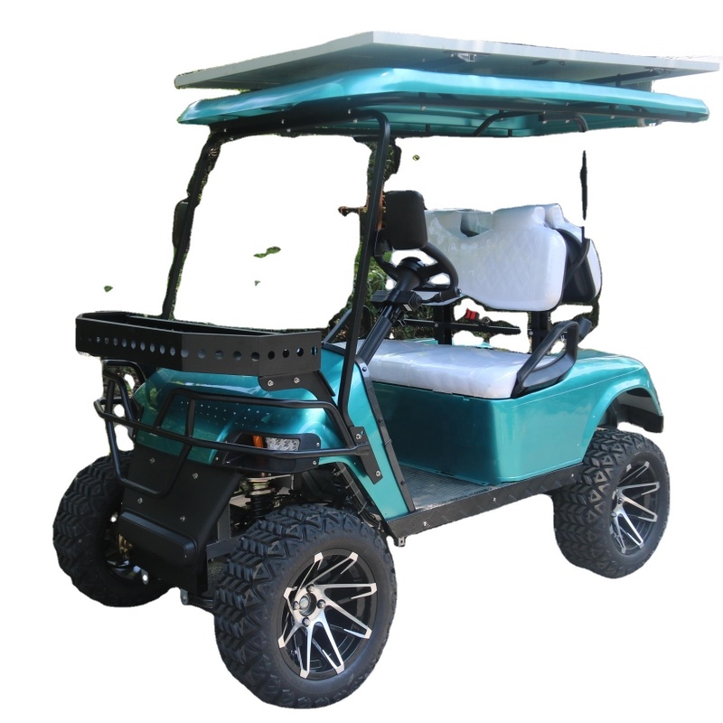 2022 new 4 seats electric off-road golf cart with solar panel