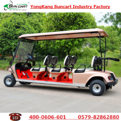Factory Direct Sales Multifunctional 6 Seater Electric Golf Cart With Meter