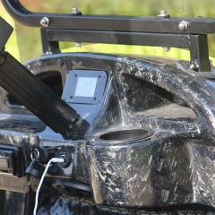 Scooter électrique puissant de chariot de golf de roue du siège 4 de gros pneu de long terme puissant