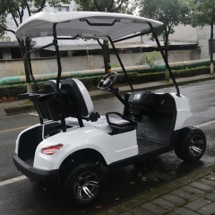 Mini carros de golf eléctricos para 4 pasajeros con batería de litio de alta calidad con tracción en las 2 ruedas
