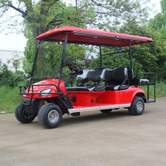 Popular Lithium Battery 4 Wheel Drive Electric Golf Cart With Professional Meter