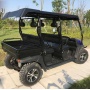4 seater golf buggy cart,gas UTV with rear box
