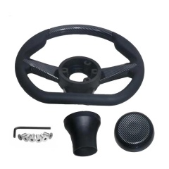 Universal 14inch Black Golf Cart Steering Wheel