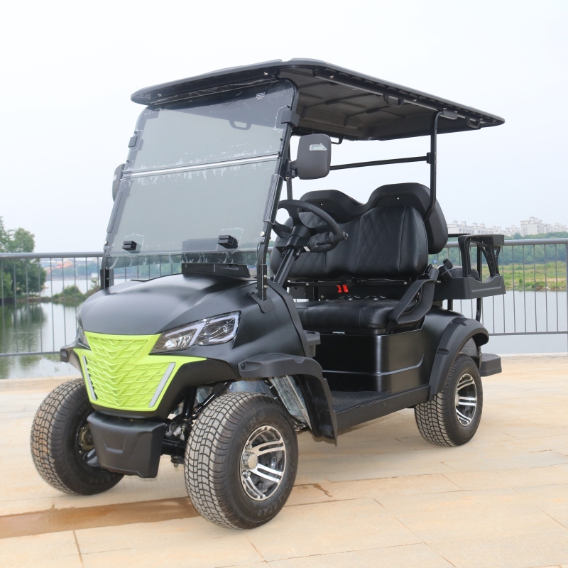 Carro de golf eléctrico motorizado personalizado de la impulsión de las 48 ruedas del carro de golf de la batería 4v de los carros de golf del litio