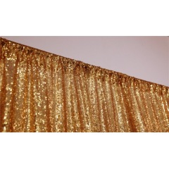 rideaux en paillette, beatiful backdrop wedding gold sequin curtain/