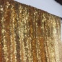 rideaux en paillette, beatiful backdrop wedding gold sequin curtain/