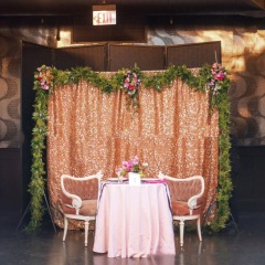 rideaux en paillette, beatiful backdrop wedding gold sequin curtain/