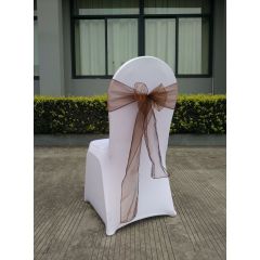 Elegant Party Decoration Organza Chair Sashes Bow,Vivid Color Universal Chair Cover Back Tie create a fantastic atmosphere