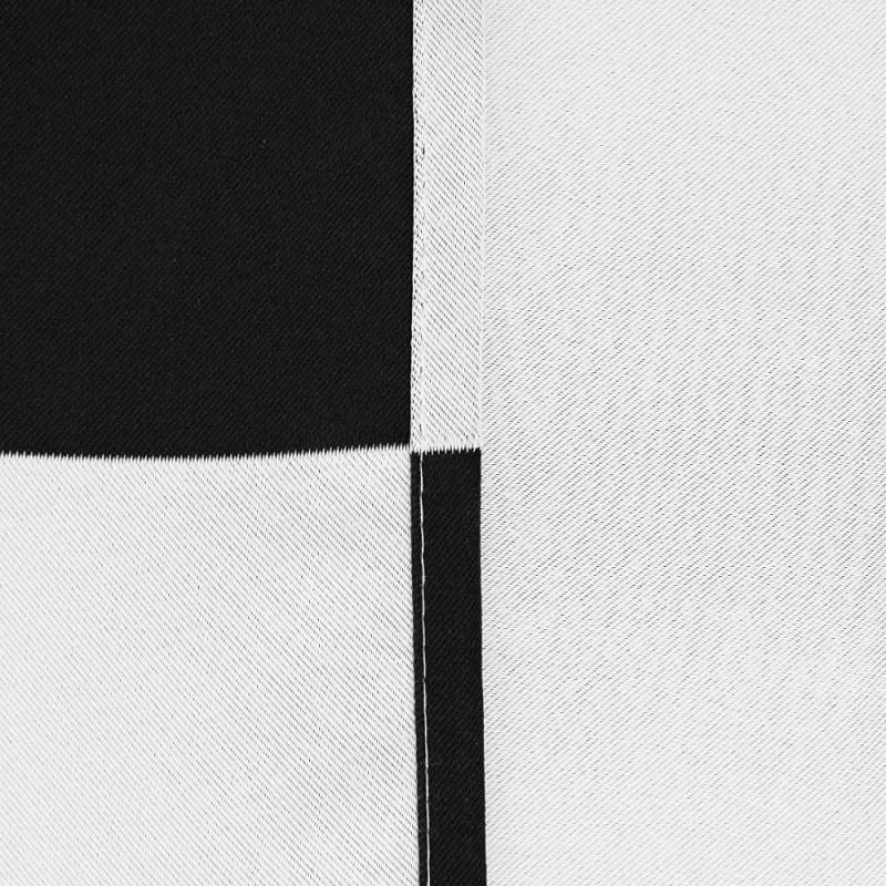 Decoracion para el hogar ready made curtain blackout piece sale, Home decor black white striped door curtains handmade@