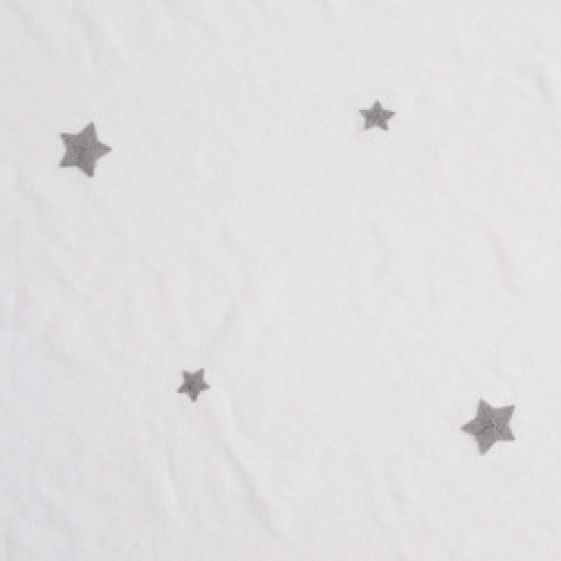 Wholesale Cheap Ready Made Blue Embroidered Stars Bedroom Sheer Curtains, Made in China Cafe Living Room Sheer Curtains/