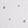 Wholesale Cheap Ready Made Blue Embroidered Stars Bedroom Sheer Curtains, Made in China Cafe Living Room Sheer Curtains/