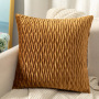 High Quality Velvet Couch Square Pleated Pillow Case Bed Cushion Cover, Home Decor Sofa Car Coffee Bar Wedding Cushion Cover/