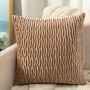 High Quality Velvet Couch Square Pleated Pillow Case Bed Cushion Cover, Home Decor Sofa Car Coffee Bar Wedding Cushion Cover/