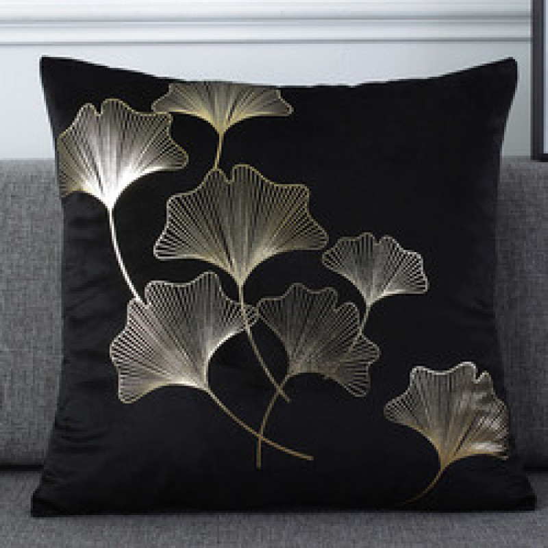 Customize Bronzing Printed Cushion Cover, Luxury Throw Pillows For Home Decor/