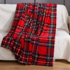 Warm Plaid Blanket Soft Thick Winter Bed Blankets for  Adult Office Nap Sherpa Throw Plaid on The Sofa/