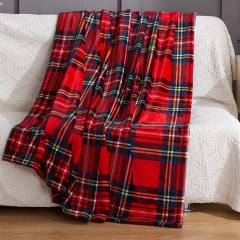 Warm Plaid Blanket Soft Thick Winter Bed Blankets for  Adult Office Nap Sherpa Throw Plaid on The Sofa/