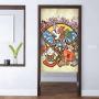 Online Store Outdoor Curtain Fabric,  New Design Japanese Style Digital Printing Door Curtains!