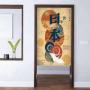 Online Store Outdoor Curtain Fabric,  New Design Japanese Style Digital Printing Door Curtains!