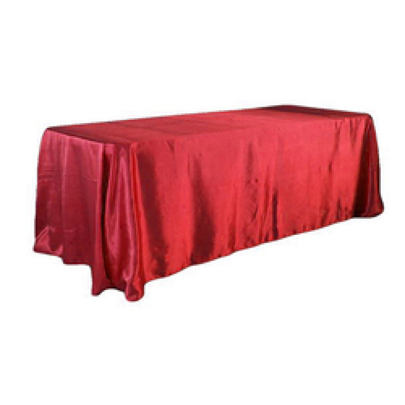 Nappes Rectangulaires Polyester Maison Mariage, Satin Nappes De Table/
