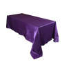 Nappes Rectangulaires Polyester Maison Mariage, Satin Nappes De Table/