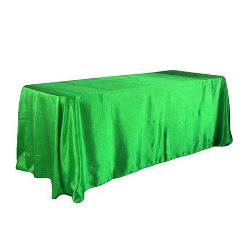Nappes Rectangulaires Polyester Maison Mariage, Satin Nappes De Table/