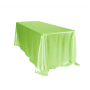 Nappes Rectangulaires Polyester Maison Mariage, Satin Nappes De Table/