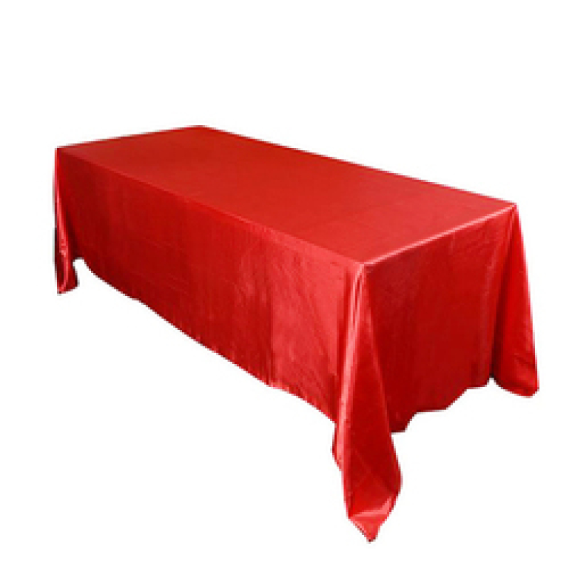 Nappes Rectangulaires Polyester Maison Mariage, Satin Nappes De Table/