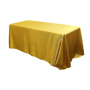 Nappes Rectangulaires Polyester Maison Mariage, Satin Nappes De Table/