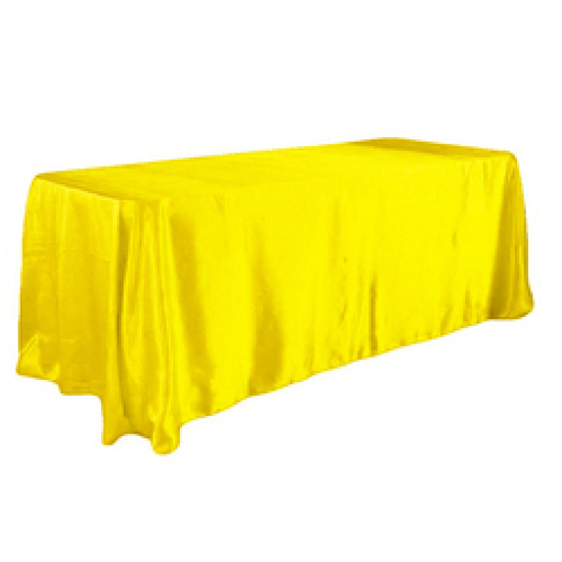 Nappes Rectangulaires Polyester Maison Mariage, Satin Nappes De Table/