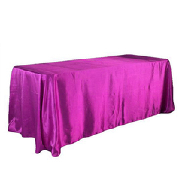 Nappes Rectangulaires Polyester Maison Mariage, Satin Nappes De Table/