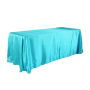 Nappes Rectangulaires Polyester Maison Mariage, Satin Nappes De Table/