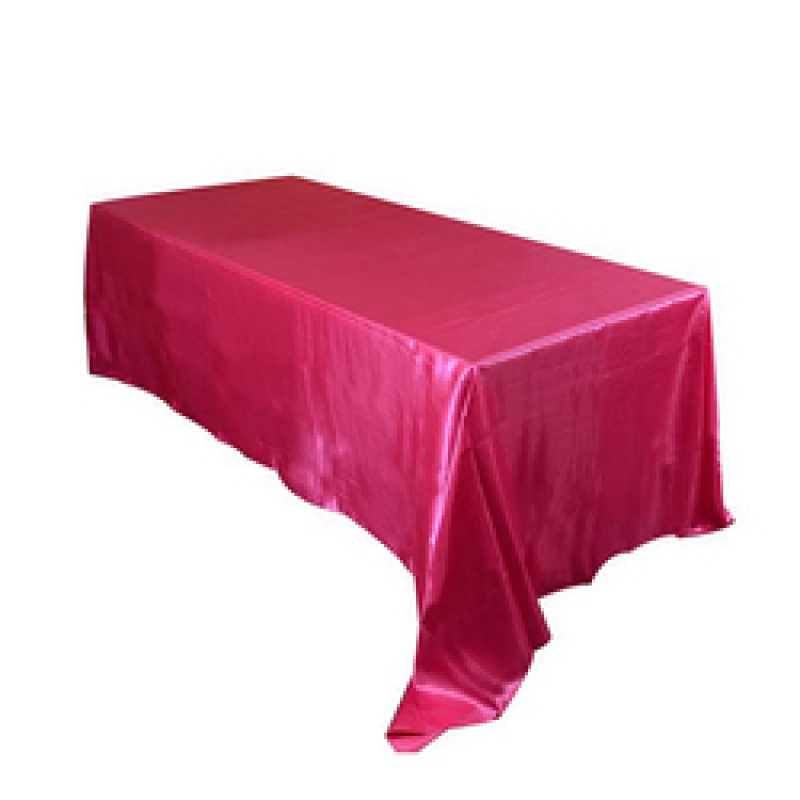 Nappes Rectangulaires Polyester Maison Mariage, Satin Nappes De Table/