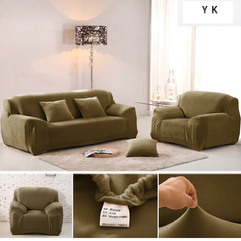 Custom Living Room Fabrics For Sofa Seat Covers, New Products Elastic Stretch Sofa Covers For 3 Seater Sofa/