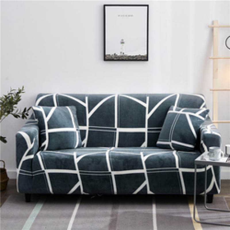 Custom Living Room Fabrics For Sofa Seat Covers, New Products Elastic Stretch Sofa Covers For 3 Seater Sofa/