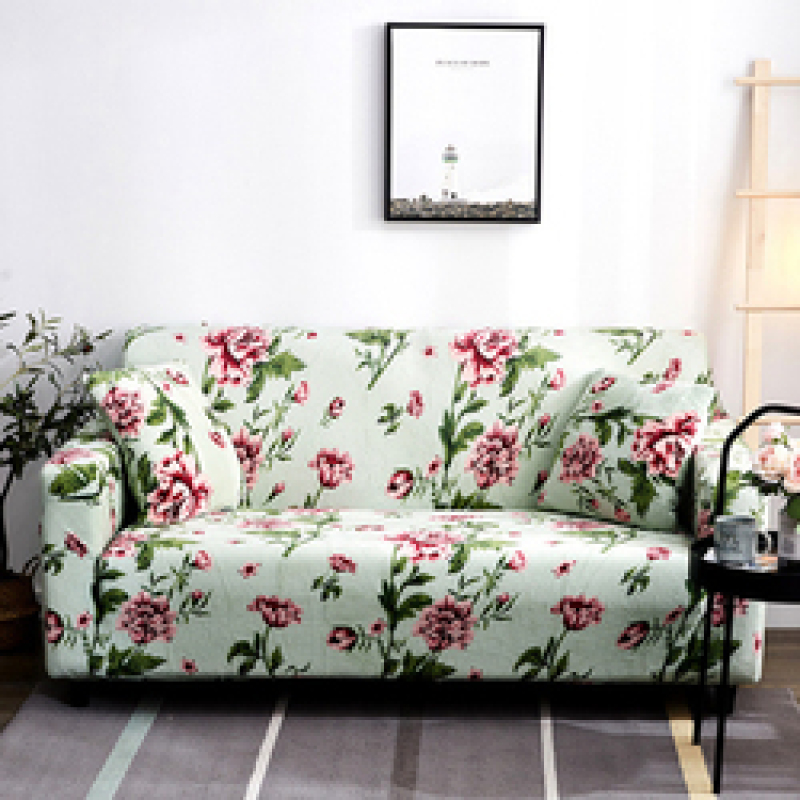 Custom Living Room Fabrics For Sofa Seat Covers, New Products Elastic Stretch Sofa Covers For 3 Seater Sofa/
