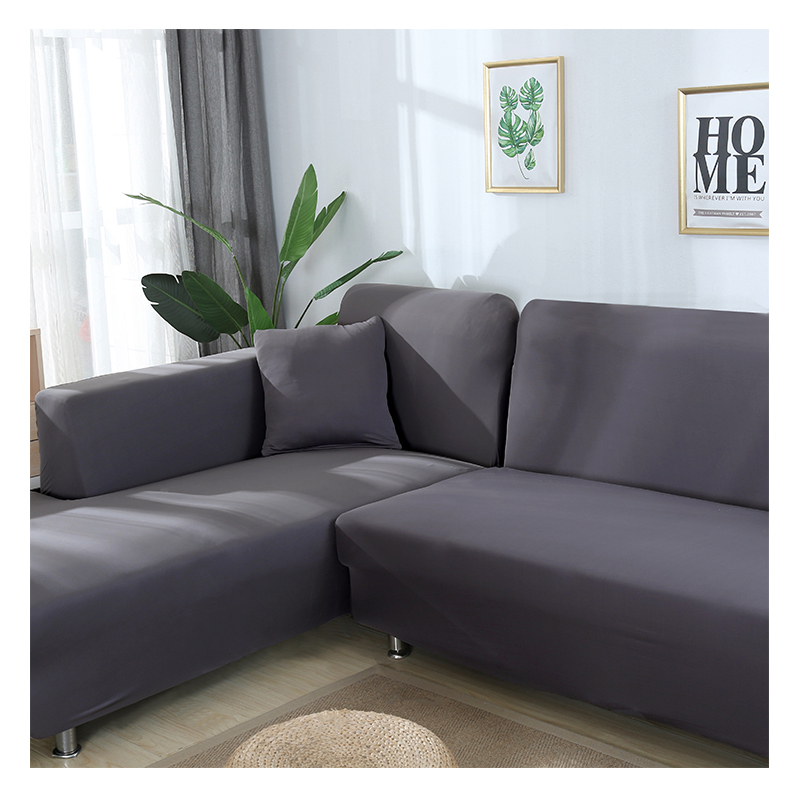 High Quality 1/2/3/4Seaters Sofa Covers For Living Room, Wholesale Washable Solid Grey Cover For Sofa/