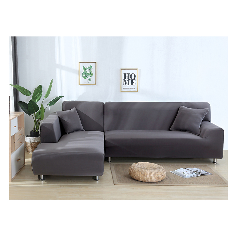 High Quality 1/2/3/4Seaters Sofa Covers For Living Room, Wholesale Washable Solid Grey Cover For Sofa/