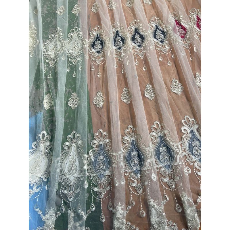 2021 home living room curtains European and American style embroidered curtains, simple and atmospheric embroidered curtains/