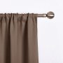 Wholesale Tie Up Window Covering 100% Polyester Blackout Kitchen Curtain, Cheap Rod Pocket Panel Kitchen Curtain/