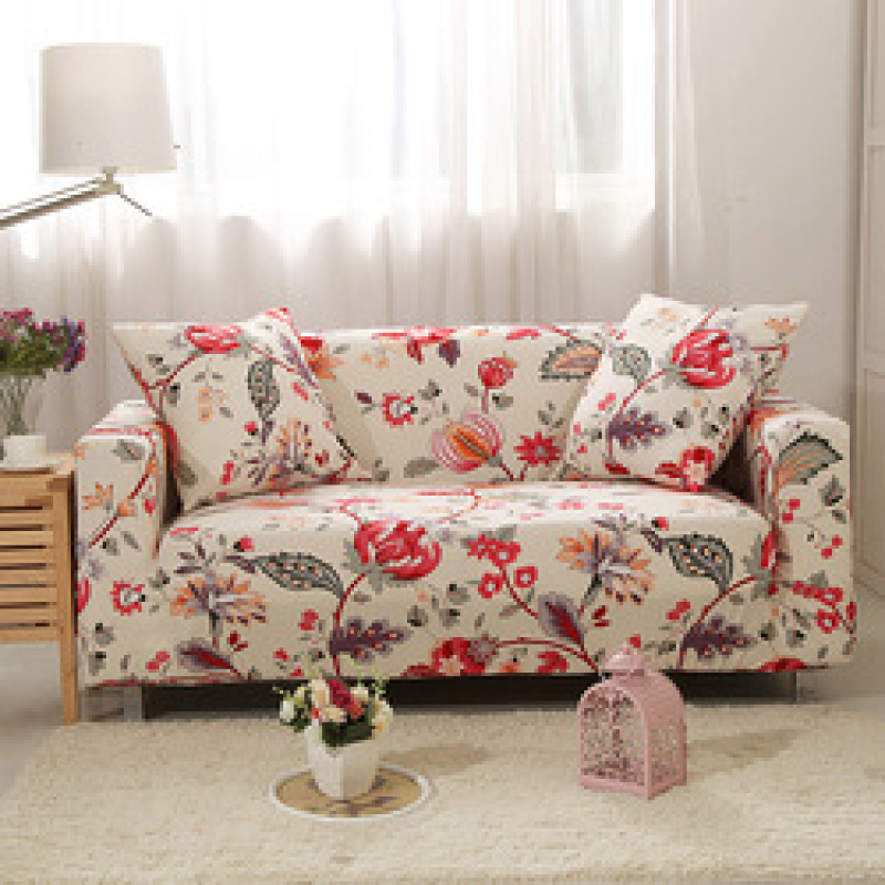 Plant Pattern Stretch Slipcover Sofa Elastic Sofa Cover Universal Furniture Protector Couch Cover Armchair Corner Sofa Cover/