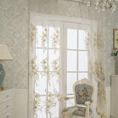 European home accessories designs gardinen aus china, Products supply readymade window curtain sheer panels/