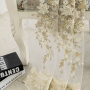 European home accessories designs gardinen aus china, Products supply readymade window curtain sheer panels/