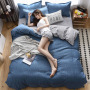 Home Textile Twin King Queen Size Bed Set, Bedclothes with Bed Sheet Comforter set Pillow case/