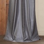 100% polyester faux silk deluxe grey deluxe fiber optic curtain material fabric