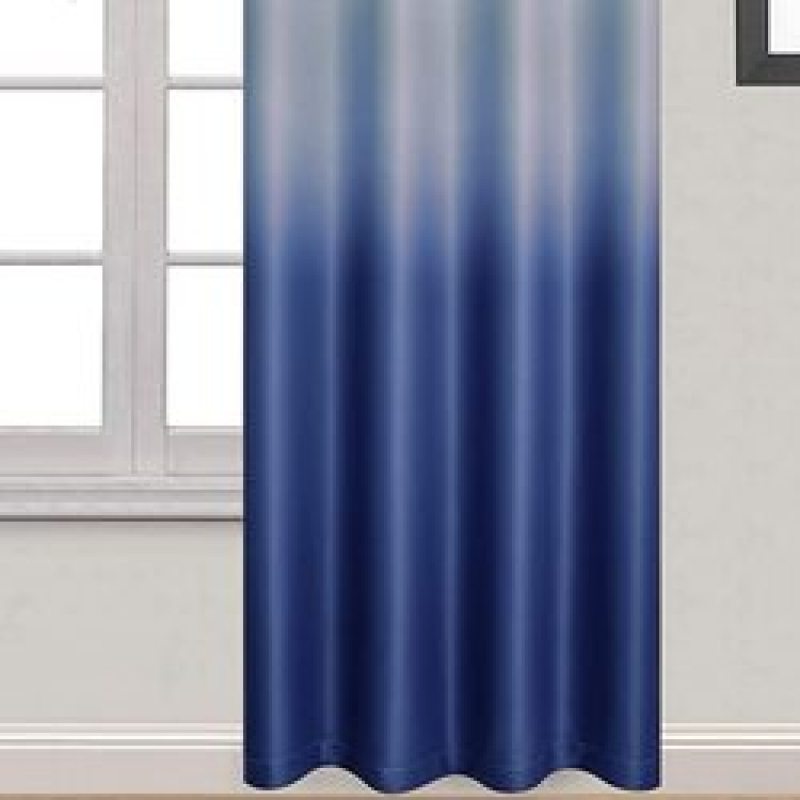 Custom Symmetrical Coral Ombre Curtains Light Blocking Gradient Color Window Curtain, Polyester Grommet Blackout Curtain/