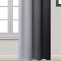 Custom Symmetrical Coral Ombre Curtains Light Blocking Gradient Color Window Curtain, Polyester Grommet Blackout Curtain/